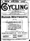 Cycling Saturday 19 January 1895 Page 1