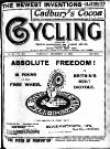Cycling Saturday 15 December 1900 Page 1