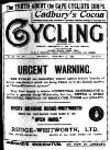 Cycling Saturday 16 February 1901 Page 1