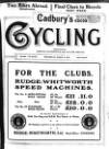 Cycling Wednesday 02 March 1904 Page 1