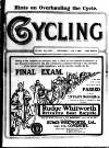Cycling Wednesday 01 January 1908 Page 1