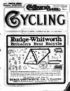Cycling Wednesday 29 September 1909 Page 1