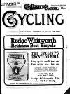 Cycling Wednesday 12 January 1910 Page 1