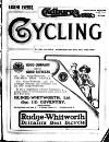 Cycling Wednesday 23 March 1910 Page 1