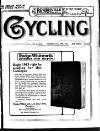 Cycling Thursday 02 January 1913 Page 1