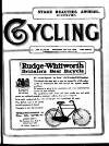 Cycling Thursday 08 January 1914 Page 1