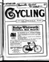Cycling Thursday 15 January 1914 Page 1
