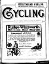 Cycling Thursday 06 August 1914 Page 1