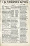 Bromsgrove Gleaner Monday 01 September 1856 Page 1
