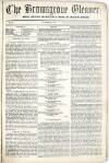 Bromsgrove Gleaner Sunday 01 November 1857 Page 1