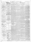 Nantwich, Sandbach & Crewe Star Saturday 29 September 1888 Page 1
