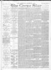 Nantwich, Sandbach & Crewe Star Saturday 20 October 1888 Page 1