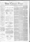 Nantwich, Sandbach & Crewe Star Saturday 10 November 1888 Page 1