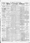 Nantwich, Sandbach & Crewe Star Saturday 21 December 1889 Page 1