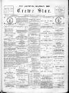 Nantwich, Sandbach & Crewe Star Friday 17 April 1891 Page 1