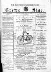 Nantwich, Sandbach & Crewe Star Friday 12 June 1891 Page 1