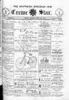 Nantwich, Sandbach & Crewe Star Friday 26 June 1891 Page 1