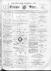 Nantwich, Sandbach & Crewe Star Friday 28 August 1891 Page 1