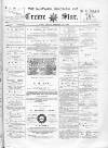 Nantwich, Sandbach & Crewe Star Friday 23 October 1891 Page 1