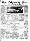 Teignmouth Post and Gazette Friday 14 January 1887 Page 1