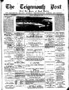 Teignmouth Post and Gazette Friday 28 January 1887 Page 1
