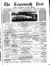 Teignmouth Post and Gazette Friday 17 June 1887 Page 1