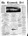 Teignmouth Post and Gazette Friday 18 October 1889 Page 1