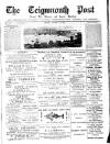 Teignmouth Post and Gazette Friday 25 October 1889 Page 1