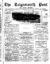 Teignmouth Post and Gazette Friday 30 September 1898 Page 1