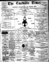 Coalville Times Friday 01 November 1895 Page 1