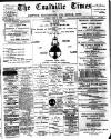 Coalville Times Friday 08 November 1895 Page 1