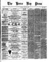 Herne Bay Press Saturday 29 August 1885 Page 1