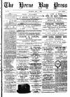 Herne Bay Press Saturday 01 May 1886 Page 1