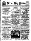 Herne Bay Press Saturday 26 September 1896 Page 1