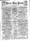 Herne Bay Press Saturday 13 January 1900 Page 1