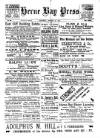 Herne Bay Press Saturday 27 January 1900 Page 1