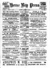 Herne Bay Press Saturday 27 October 1900 Page 1
