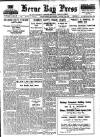 Herne Bay Press Saturday 21 January 1939 Page 1