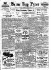 Herne Bay Press Saturday 13 January 1940 Page 1