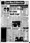 Lynn Advertiser Tuesday 22 October 1985 Page 1
