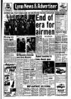Lynn Advertiser Tuesday 21 January 1986 Page 1