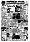 Lynn Advertiser Friday 24 January 1986 Page 1