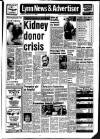 Lynn Advertiser Tuesday 11 February 1986 Page 1