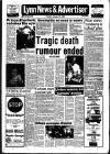 Lynn Advertiser Tuesday 12 January 1988 Page 1