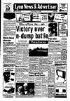 Lynn Advertiser Friday 10 March 1989 Page 1