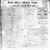 South Wales Weekly Argus and Monmouthshire Advertiser Saturday 03 December 1904 Page 1
