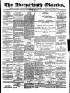 Aberystwyth Observer Saturday 29 March 1884 Page 1