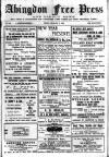 Abingdon Free Press Friday 08 January 1909 Page 1
