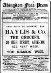 Abingdon Free Press Friday 03 December 1909 Page 1