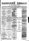 Harborne Herald Saturday 25 August 1877 Page 1